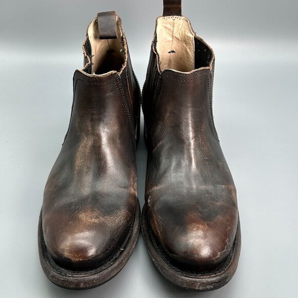 Freebird By Steven Fm-Argo Men\'s 8 Brown Leather Slip On Ankle Chelsea Boots main image 5